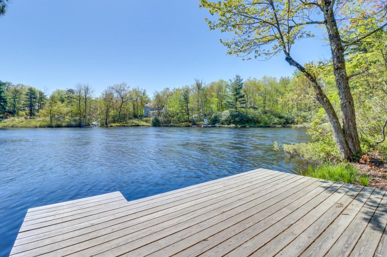 Lakefront Poconos Vacation Rental With Swim Dock! Long Pond Екстериор снимка